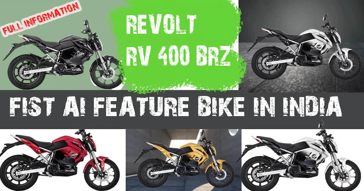 REVOLT RV400 BRZ AI BIKE launched in India 2024