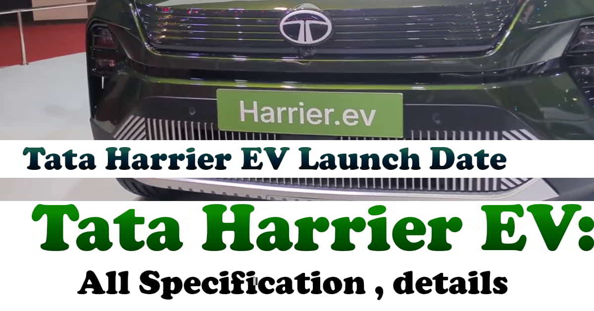 Tata Harrier EV launching date price in India 2024