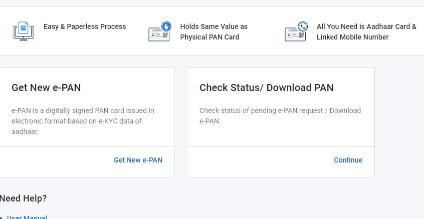 How to download pan card online Reprint pan in 8 Rs