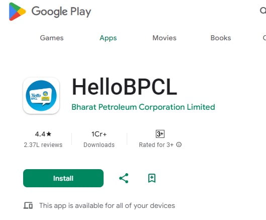 BHARAT GAS MOBILE APP