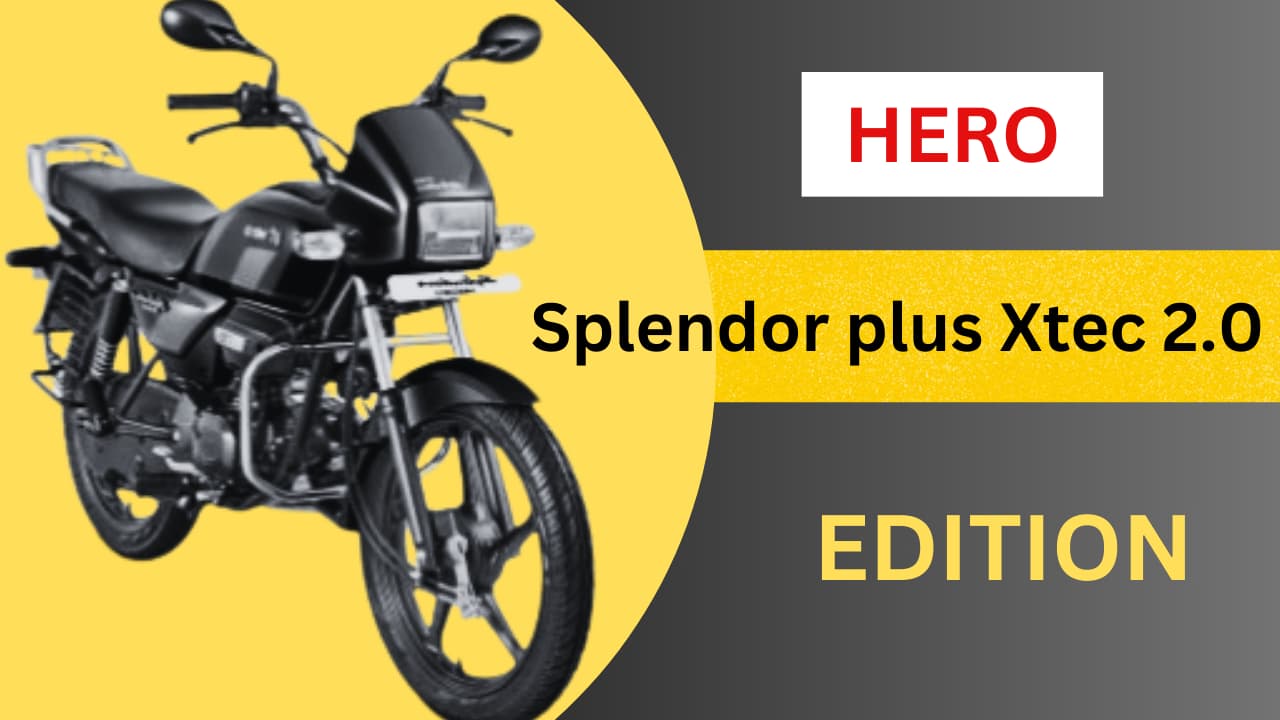 New hero Splendor plus Xtec 2.0 edition price and features 2024