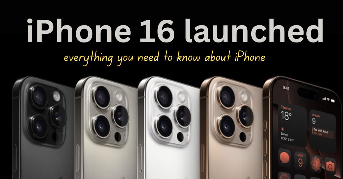 New iPhone 16 launched