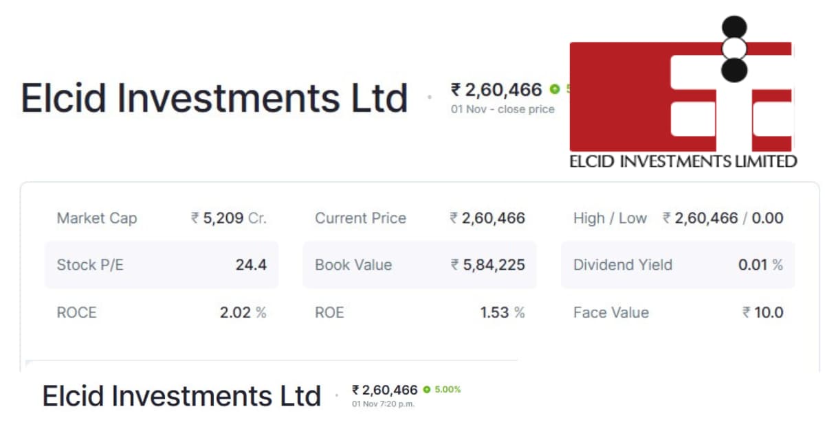 Elcid investment share price
