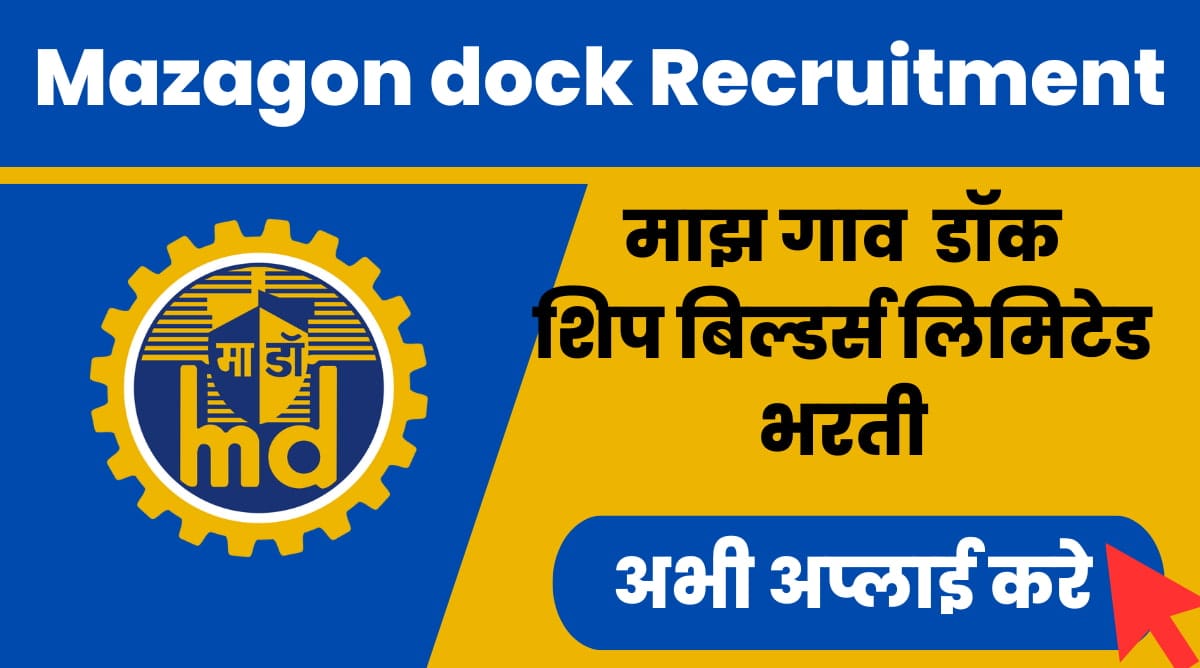 Mazagon dock bumper jobs openings in 2024